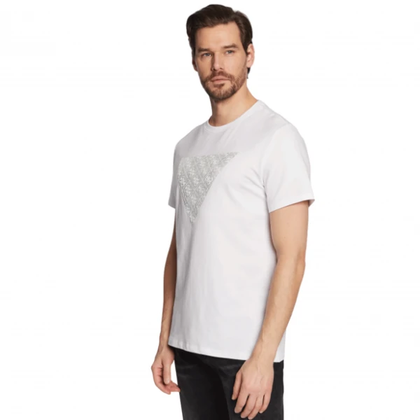 Ανδρική Μπλούζα GUESS M3GI33J1314 Λευκό - Image 2