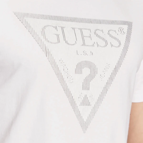 Ανδρική Μπλούζα GUESS M3GI33J1314 Λευκό - Image 3