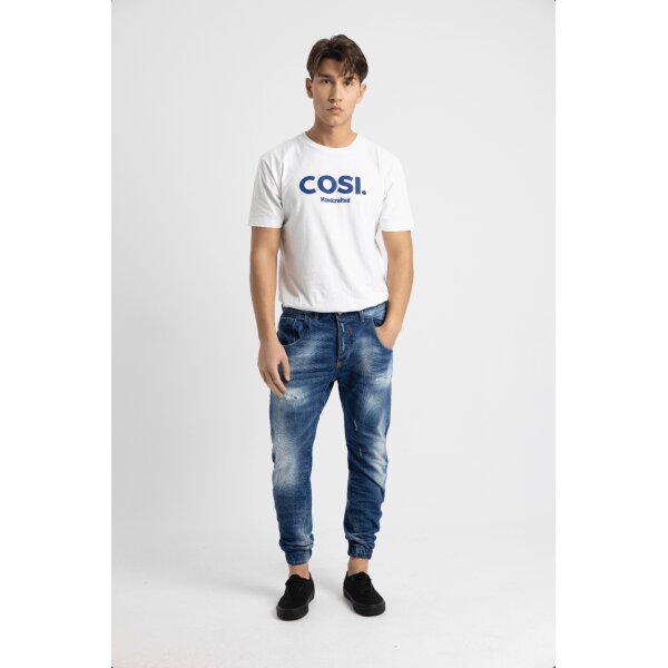 tiago-1 Ανδρικό Παντελόνι Τζιν COSI JEANS 61-TIAGO 1  Μπλέ Mε Λάστοιχο - Image 1
