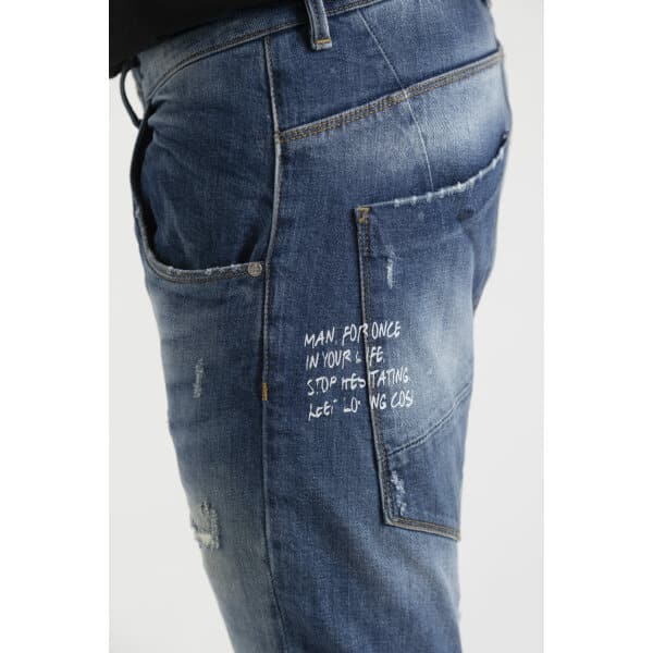 tiago-6-det-scaled Ανδρικό Παντελόνι Τζιν COSI JEANS 61-TIAGO 6 Μπλέ - Image 4