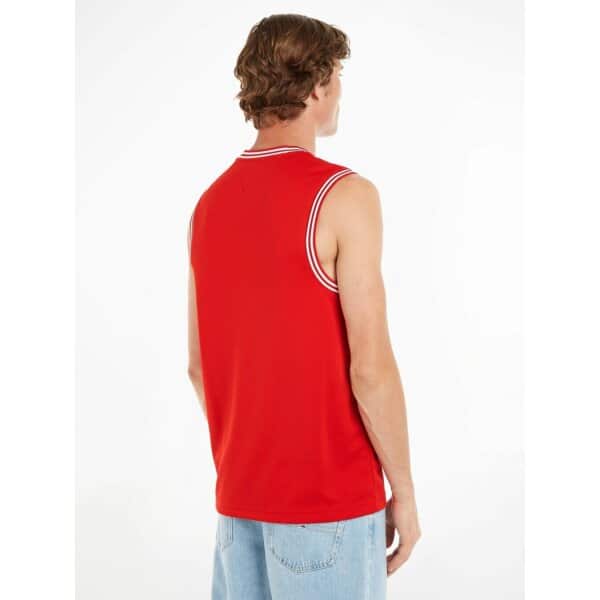 Ανδρική Μπλούζα Αμάνικη TOMMY JEANS OVZ MODERN TANK DM0DM16311 Κόκκινο - Image 2