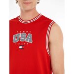 Ανδρική Μπλούζα Αμάνικη TOMMY JEANS OVZ MODERN TANK DM0DM16311 Κόκκινο - Image 4