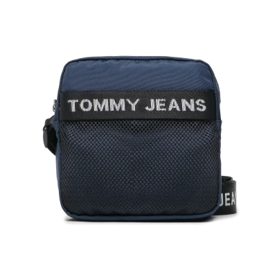 Ανδρική Τσάντα TOMMY JEANS ESSENTIAL SQUARE REPORTER AM0AM10901 Μπλέ