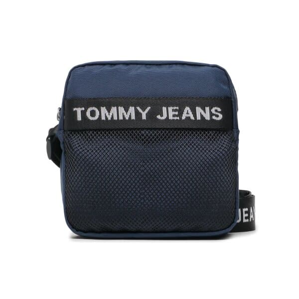tommy-jeans-tsantaki-tjm-essential-square-reporter-am0am10901-skouro-mple Ανδρική Τσάντα TOMMY JEANS ESSENTIAL SQUARE REPORTER AM0AM10901 Μπλέ - Image 1