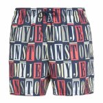 Ανδρικό Μαγιό Βερμούδα TOMMY JEANS DRAWSTRING PRINT UM0UM02759 Πολύχρωμο