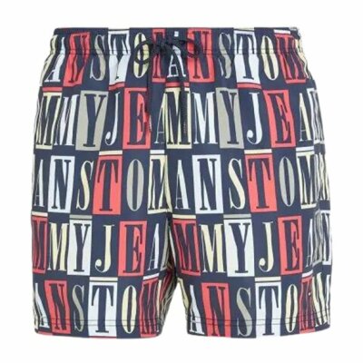 Ανδρικό Μαγιό Βερμούδα TOMMY JEANS DRAWSTRING PRINT UM0UM02759 Πολύχρωμο