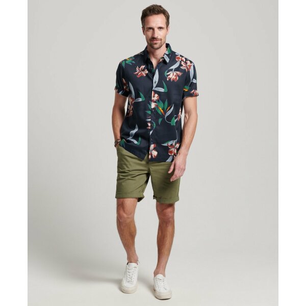 upload9223368955666180816 Ανδρικό Πουκάμισο SUPERDRY VINTAGE HAWAIIAN M4010620A Μπλέ - Image 4