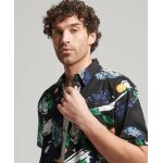 Ανδρικό Πουκάμισο SUPERDRY VINTAGE HAWAIIAN M4010620A Μαύρο - Image 2