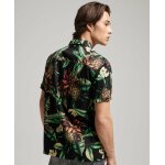 Ανδρικό Πουκάμισο SUPERDRY VINTAGE HAWAIIAN M4010620A Mαύρο Πράσινο - Image 4