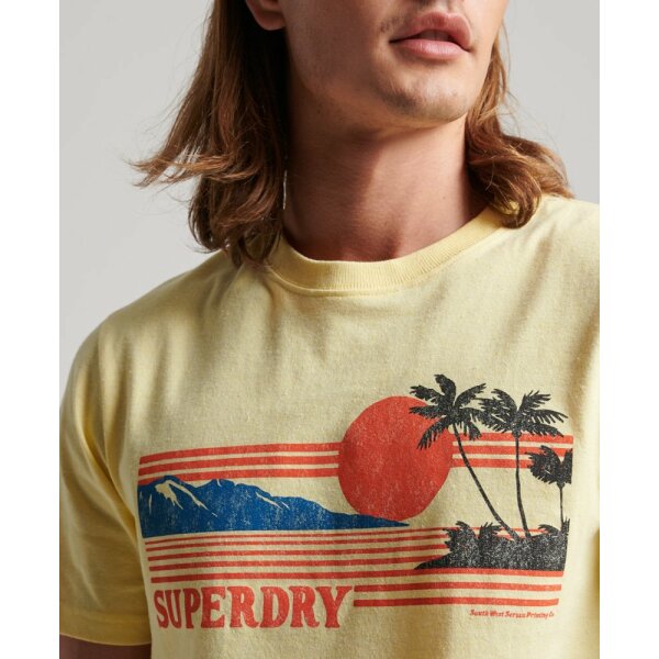 upload9223368955666199239 Ανδρική Μπλούζα  SUPERDRY VINTAGE GREAT OUTDOORS M1011531A Κίτρινο - Image 1