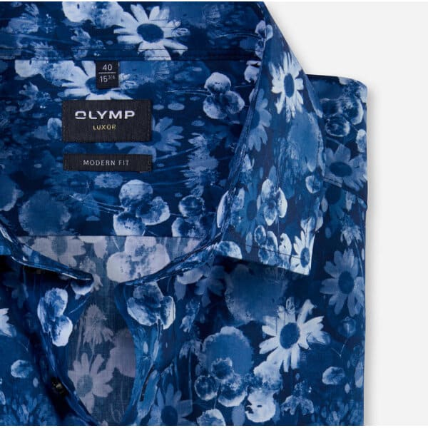 Ανδρικό Πουκάμισο OLYMP MODERN FIT 12923418 Mπλέ - Image 2