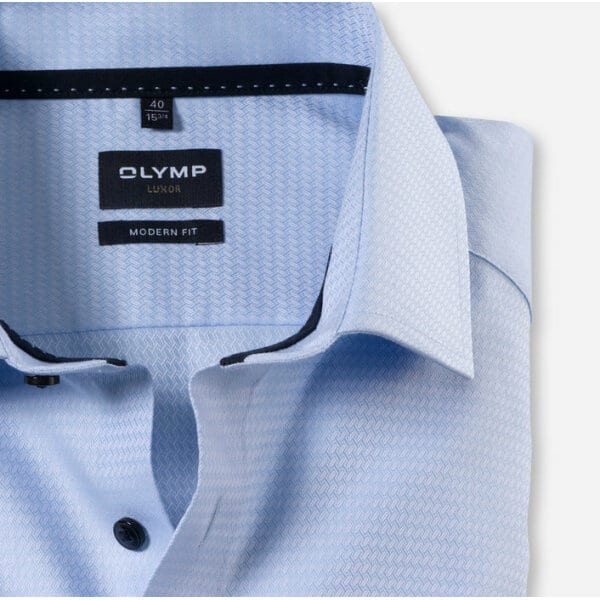 Ανδρικό Πουκάμισο OLYMP MODERN FIT 13143411 Γαλάζιο - Image 2