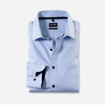 Ανδρικό Πουκάμισο OLYMP MODERN FIT 13143411 Γαλάζιο