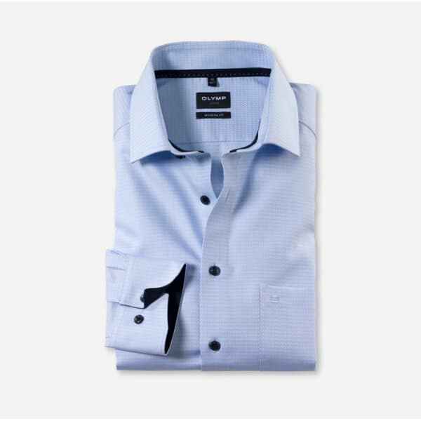 13143411-706x700 Ανδρικό Πουκάμισο OLYMP MODERN FIT 13143411 Γαλάζιο - Image 1