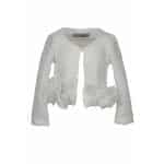 Παιδική Ζακέτα Αμπιγιέ Λευκή M&B FASHION 1732