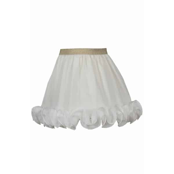 1765 Παιδική Φούστα Λευκή Τούλι M&B FASHION 1765 - Image 2
