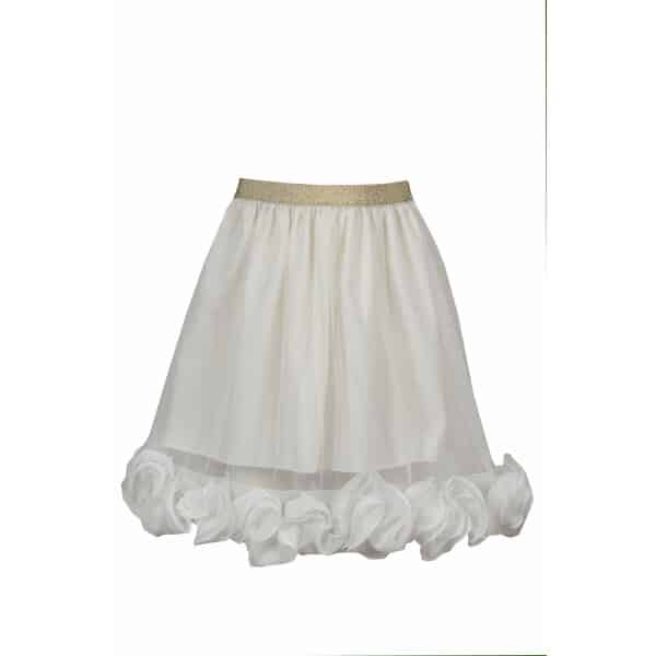 1865 Παιδική Φούστα απο Τούλι Λευκή M&B FASHION 1865 - Image 1
