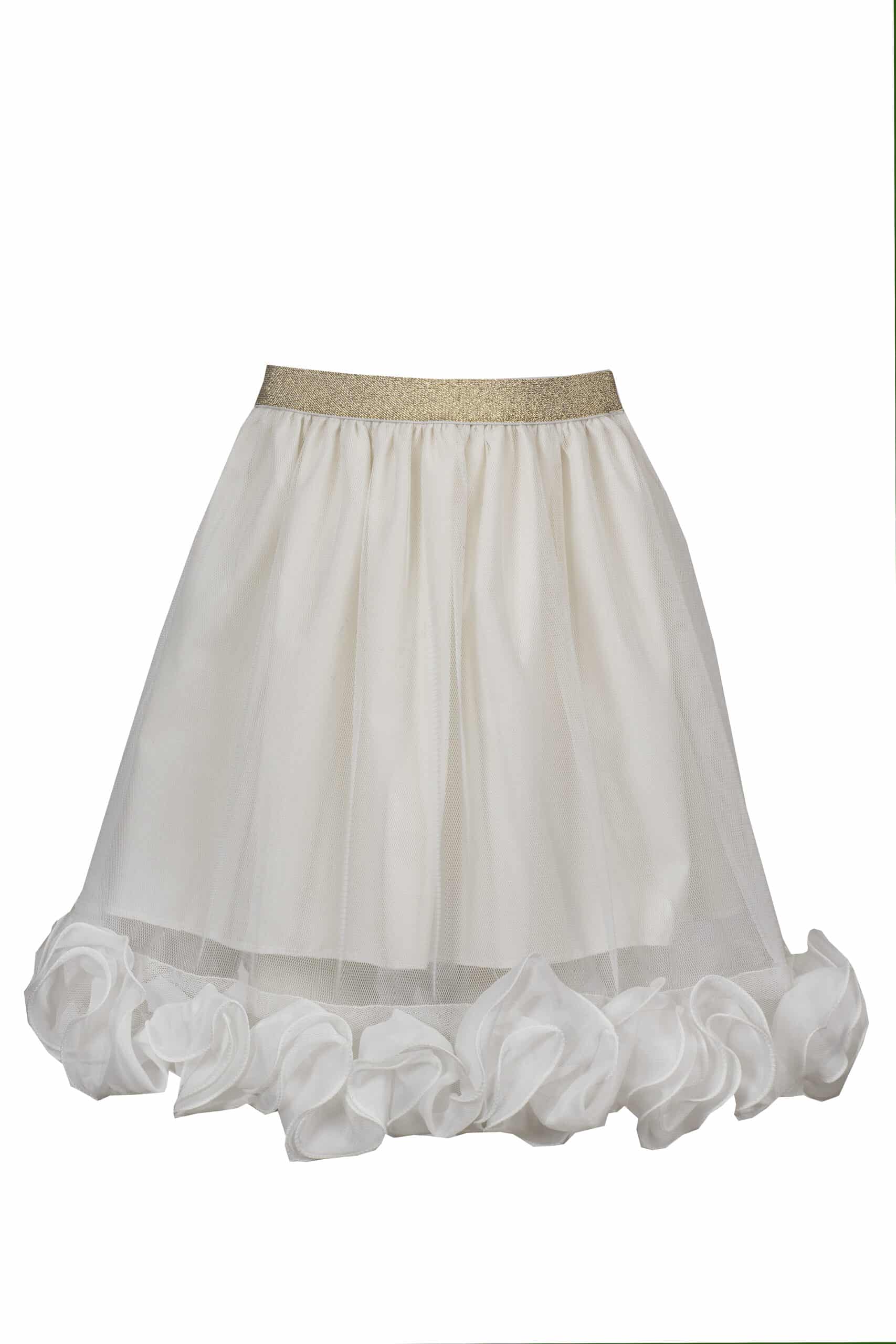 Παιδική Φούστα απο Τούλι Λευκή M&B FASHION 1865 - Emporio Shop