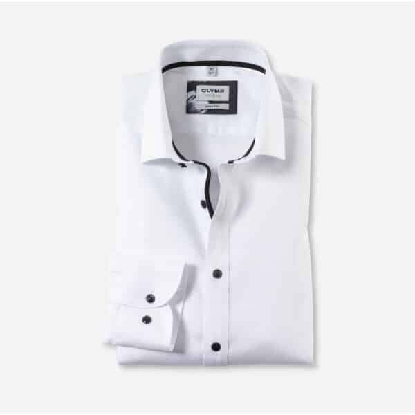21203400-706x700 (1) Ανδρικό Πουκάμισο OLYMP LEVEL FIVE 21203400 Λευκό - Image 1