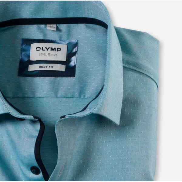 21203488-706x700-1 Ανδρικό Πουκάμισο OLYMP LEVEL FIVE 21203488 Πράσινο - Image 2