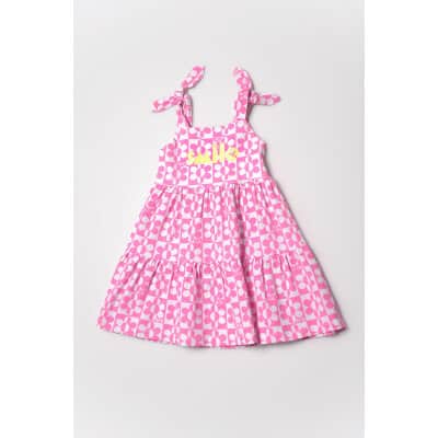 Παιδικό Φόρεμα Μακό Φούξια  ΚΟΡΙΤΣΙ 2-5 ΕΤΩΝ SPRINT 231-2045