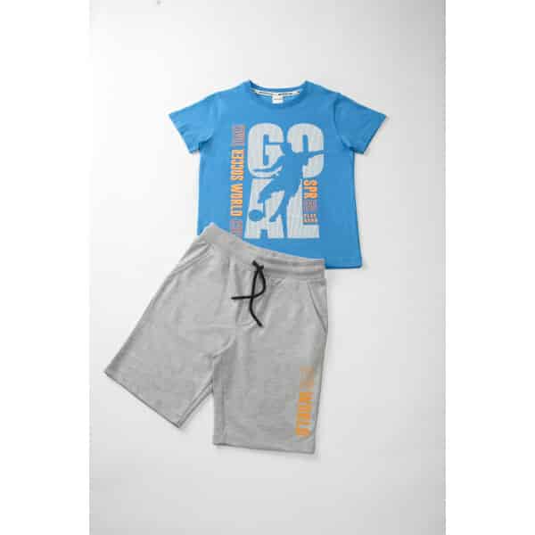 ΣΕΤ  ΒΕΡΜΟΥΔΑ ΑΓΟΡΙ ΓΑΛΑΖΙΟ ΓΚΡΙ SPRINT 231-3002 - Image 1