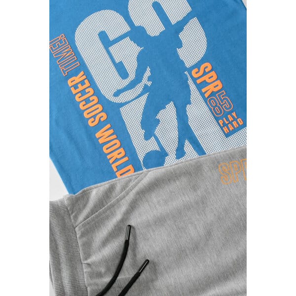 ΣΕΤ  ΒΕΡΜΟΥΔΑ ΑΓΟΡΙ ΓΑΛΑΖΙΟ ΓΚΡΙ SPRINT 231-3002 - Image 2