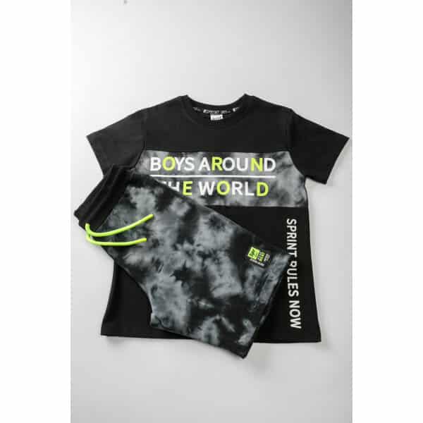 231-3031 BLACK b - Αντιγραφή ΣΕΤ ΜΑΚΟ ΒΕΡΜΟΥΔΑ ΑΓΟΡΙ  ΜΑΥΡΟ TIE DYE SPRINT 231-3031 - Image 2
