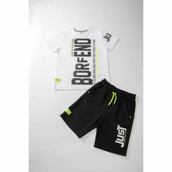 231-3064 WHITE a ΣΕΤ ΜΑΚΟ ΒΕΡΜΟΥΔΑ ΑΓΟΡΙ  ΛΕΥΚΟ ΜΑΥΡΟ SPRINT 231-3031 - Image 1