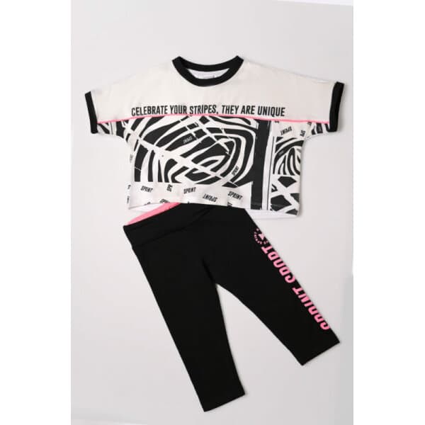 ΣΕΤ ΚΟΛΑΝ 3/4  ΚΟΡΙΤΣΙ ΜΠΛΟΥΖΑ CROP SPRINT 231-4000 - Image 1