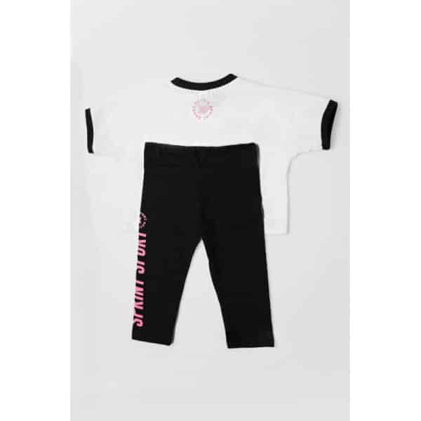 ΣΕΤ ΚΟΛΑΝ 3/4  ΚΟΡΙΤΣΙ ΜΠΛΟΥΖΑ CROP SPRINT 231-4000 - Image 3