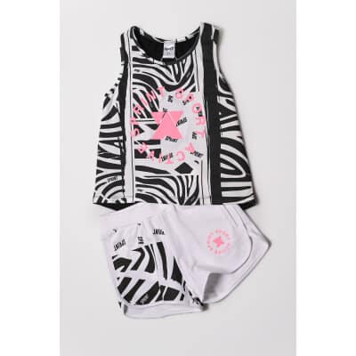 ΣΕΤ SHORTS ΛΕΥΚΟ ΜΑΥΡΟ ΚΟΡΙΤΣΙ  SPRINT 231-4001