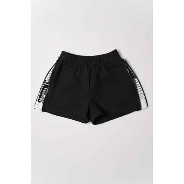 ΠΑΙΔΙΚΟ SHORTS  ΚΟΡΙΤΣΙ 6-16 ΕΤΩΝ ΜΑΥΡΟ SPRINT 231-4065 - Image 1