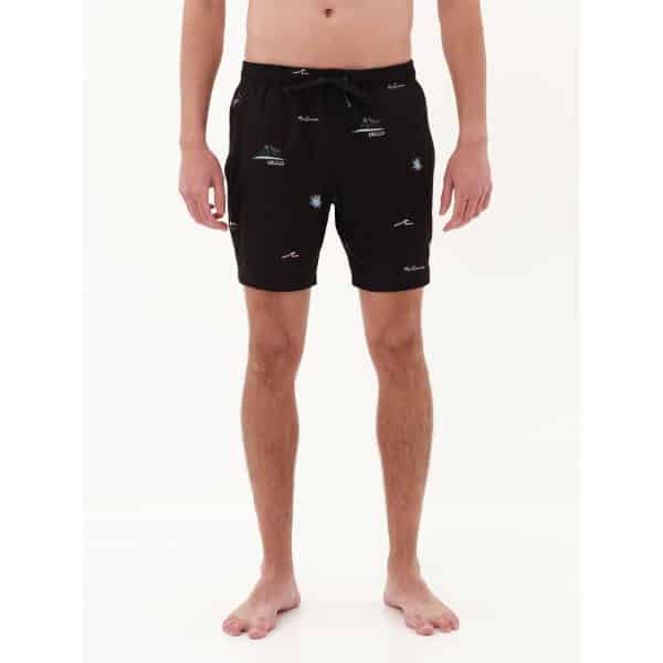 231.EM504.31CR-PR350-BLACK_1 Aνδρικό Μαγιό Βερμούδα EMERSON 231.EM504.31CR Μαύρο - Image 1