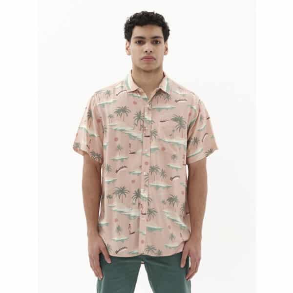 231.EM61.03-PR353-DUSTY-ROSE_1 Ανδρικό Πουκάμισο EMERSON 231.EM61.03 Ροζ - Image 1