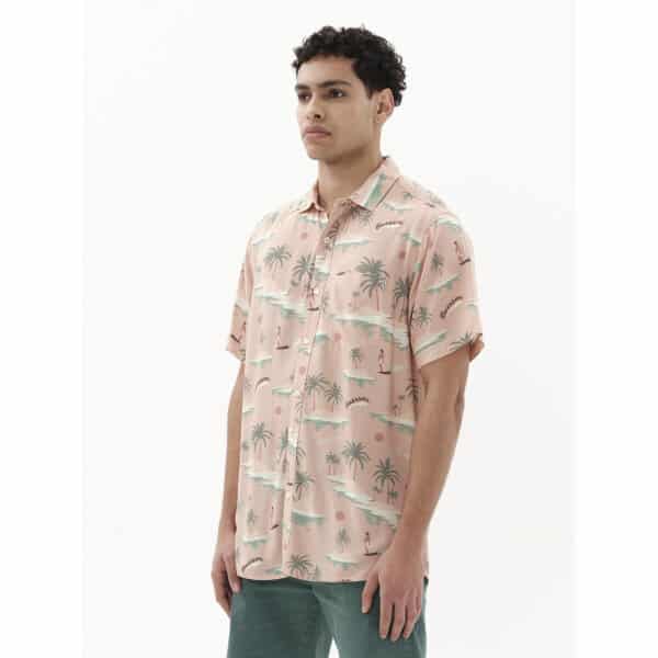 231.EM61.03-PR353-DUSTY-ROSE_2 Ανδρικό Πουκάμισο EMERSON 231.EM61.03 Ροζ - Image 2