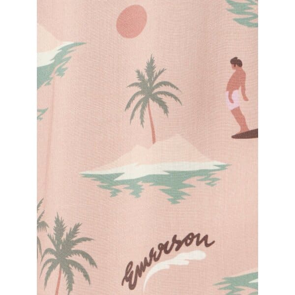 231.EM61.03-PR353-DUSTY-ROSE_8 Ανδρικό Πουκάμισο EMERSON 231.EM61.03 Ροζ - Image 8