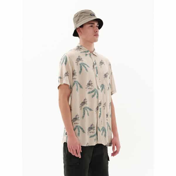 231.EM61.03-PR359-ECRU_2 Ανδρικό Πουκάμισο EMERSON 231.EM61.03 Εκρού - Image 2