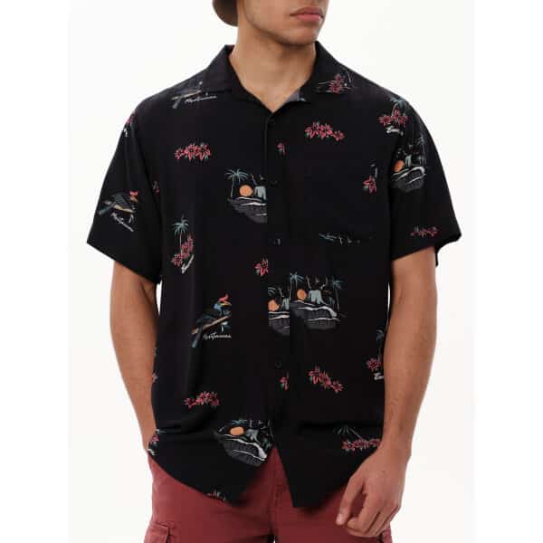 Ανδρικό Πουκάμισο EMERSON 231.EM61.03 Μαύρο - Image 5