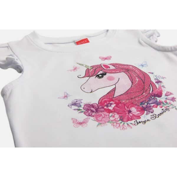 ΣΕΤ ΦΟΥΣΤΑ ΜΕ ΜΟΝΟΚΕΡΟ ΛΕΥΚΟ ΚΟΡΙΤΣΙ  JOYCE 2311163 - Image 3