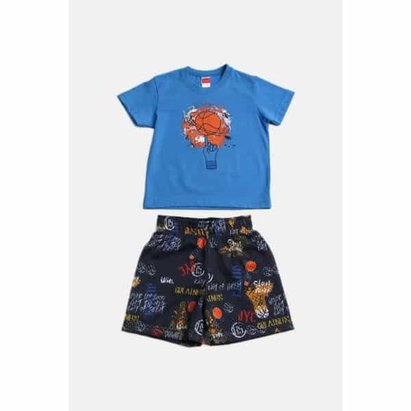 2312140_03 ΠΑΙΔΙΚΟ ΣΕΤ ΓΙΑ ΑΓΟΡΙ 1-5 ΕΤΩΝ BASKET ΜΠΛΕ JOYCE  2312140 - Image 1