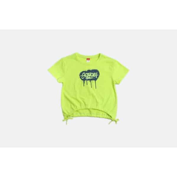 ΠΑΙΔΙΚΟ ΣΕΤ SHORTS SPRAY ΓΙΑ ΚΟΡΙΤΣΙ LIME JOYCE 2313143 - Image 2