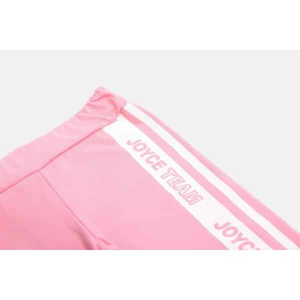 ΠΑΙΔΙΚΟ ΚΟΛΑΝ LEGGINGS STRIPE ΓΙΑ ΚΟΡΙΤΣΙ ΡΟΖ JOYCE 2313401 - Image 3