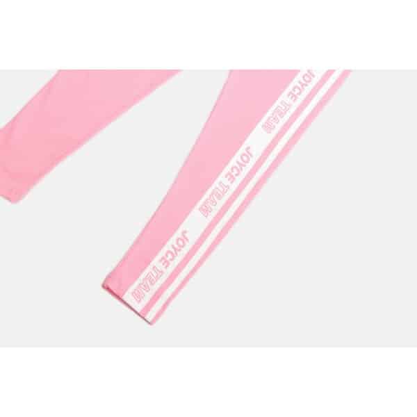ΠΑΙΔΙΚΟ ΚΟΛΑΝ LEGGINGS STRIPE ΓΙΑ ΚΟΡΙΤΣΙ ΡΟΖ JOYCE 2313401 - Image 4