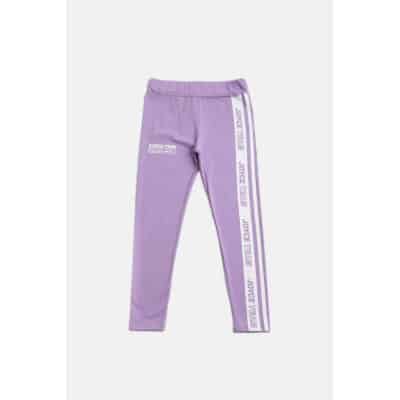 ΠΑΙΔΙΚΟ ΚΟΛΑΝ LEGGINGS STRIPE ΓΙΑ ΚΟΡΙΤΣΙ ΜΩΒ JOYCE 2313401