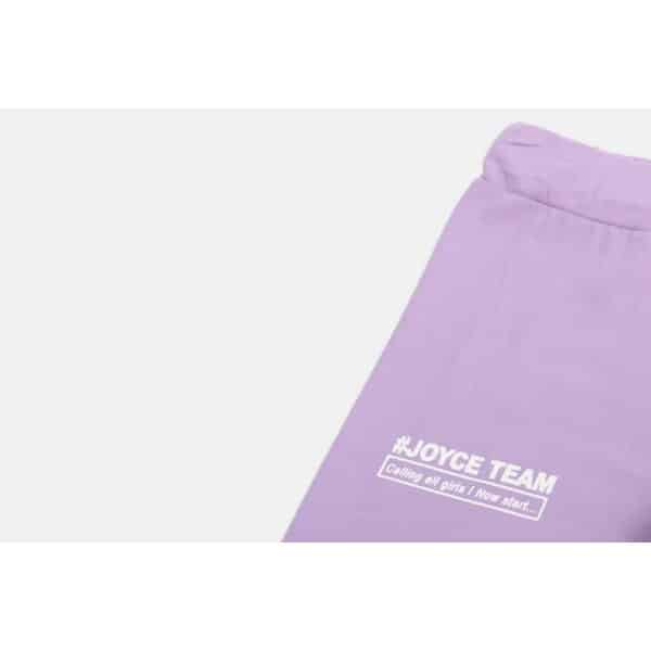 ΠΑΙΔΙΚΟ ΚΟΛΑΝ LEGGINGS STRIPE ΓΙΑ ΚΟΡΙΤΣΙ ΜΩΒ JOYCE 2313401 - Image 2