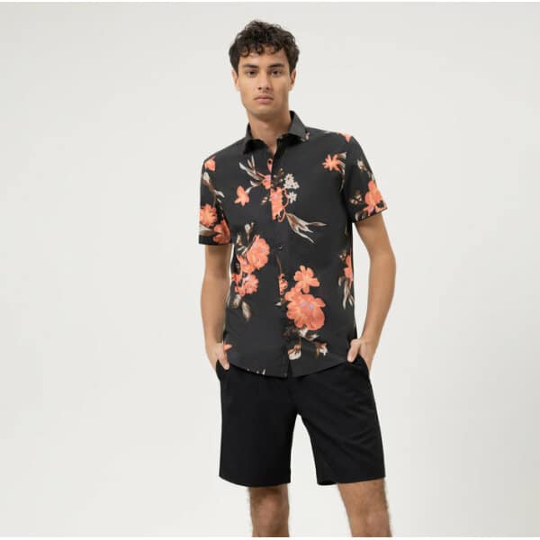 Ανδρικό Πουκάμισο OLYMP LEVEL FIVE 32163268 Μαύρο - Image 2