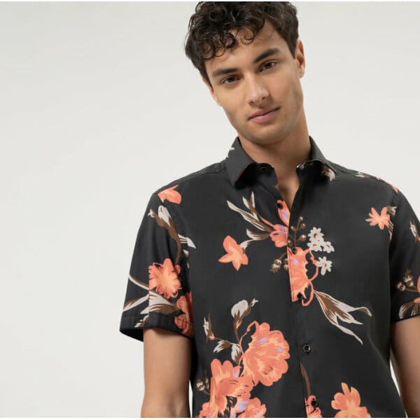 Ανδρικό Πουκάμισο OLYMP LEVEL FIVE 32163268 Μαύρο - Image 1