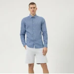 Ανδρικό Πουκάμισο OLYMP LEVEL FIVE 32263415 Γαλάζιο