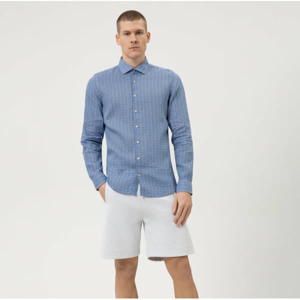 Ανδρικό Πουκάμισο OLYMP LEVEL FIVE 32263415 Γαλάζιο - Image 1